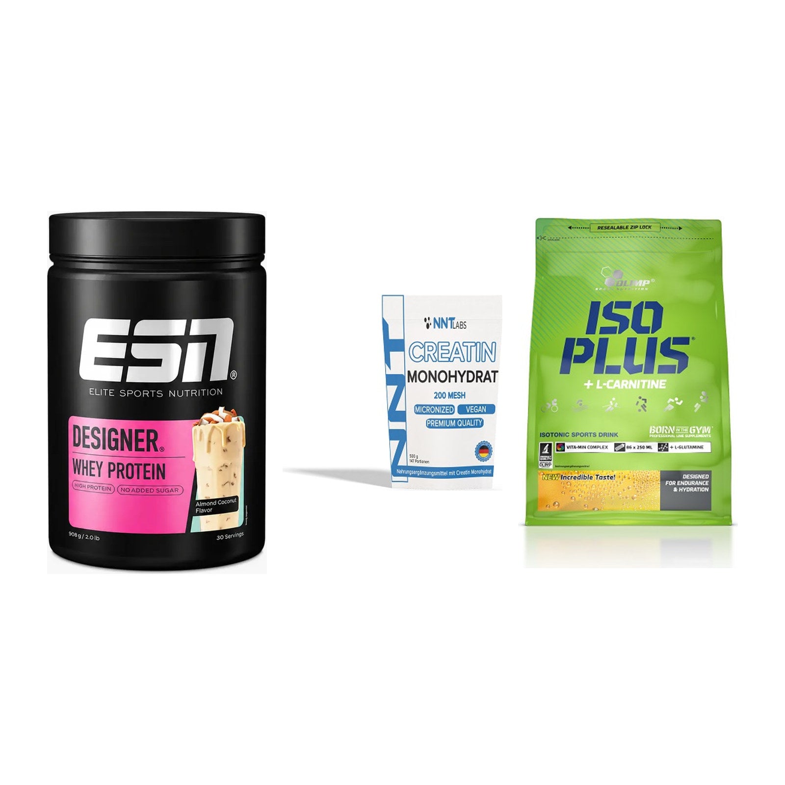 Einsteiger-Set: ESN Designer + NNT Creatin + Olimp Iso Plus – alle enthaltenen Artikel