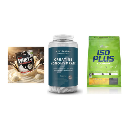 Einsteiger-Set: Sinob Honest + MyProtein + Olimp Iso Plus – alle enthaltenen Artikel