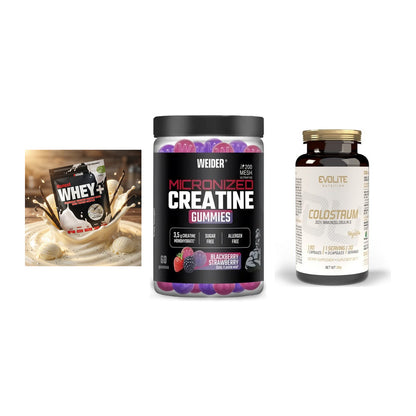 Einsteiger-Set: Sinob Honest + Weider Micronize + Evolite Nutritio – alle enthaltenen Artikel
