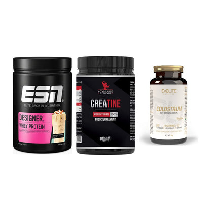 Einsteiger-Set: ESN Designer + #GYMJUICE + Evolite Nutritio – alle enthaltenen Artikel