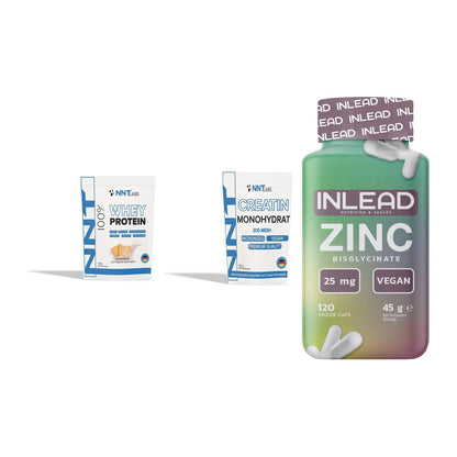 Einsteiger-Set: NNT Whey + NNT Creatin + INLEAD Zink – alle enthaltenen Artikel