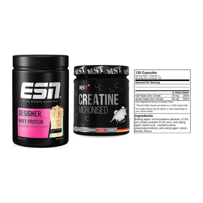 Einsteiger-Set: ESN Designer + MST Creatin + GN Zinc Citrate – alle enthaltenen Artikel
