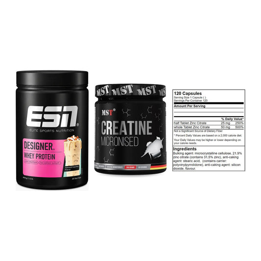 Einsteiger-Set: ESN Designer + MST Creatin + GN Zinc Citrate – alle enthaltenen Artikel