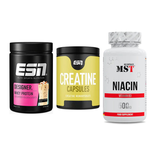 Einsteiger-Set: ESN Designer + ESN Ultrapure + MST Niacin – alle enthaltenen Artikel