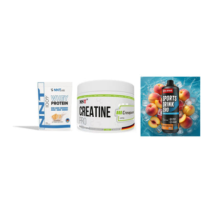Einsteiger-Set: NNT Whey + MST Creatin Pro + Body Attack – alle enthaltenen Artikel