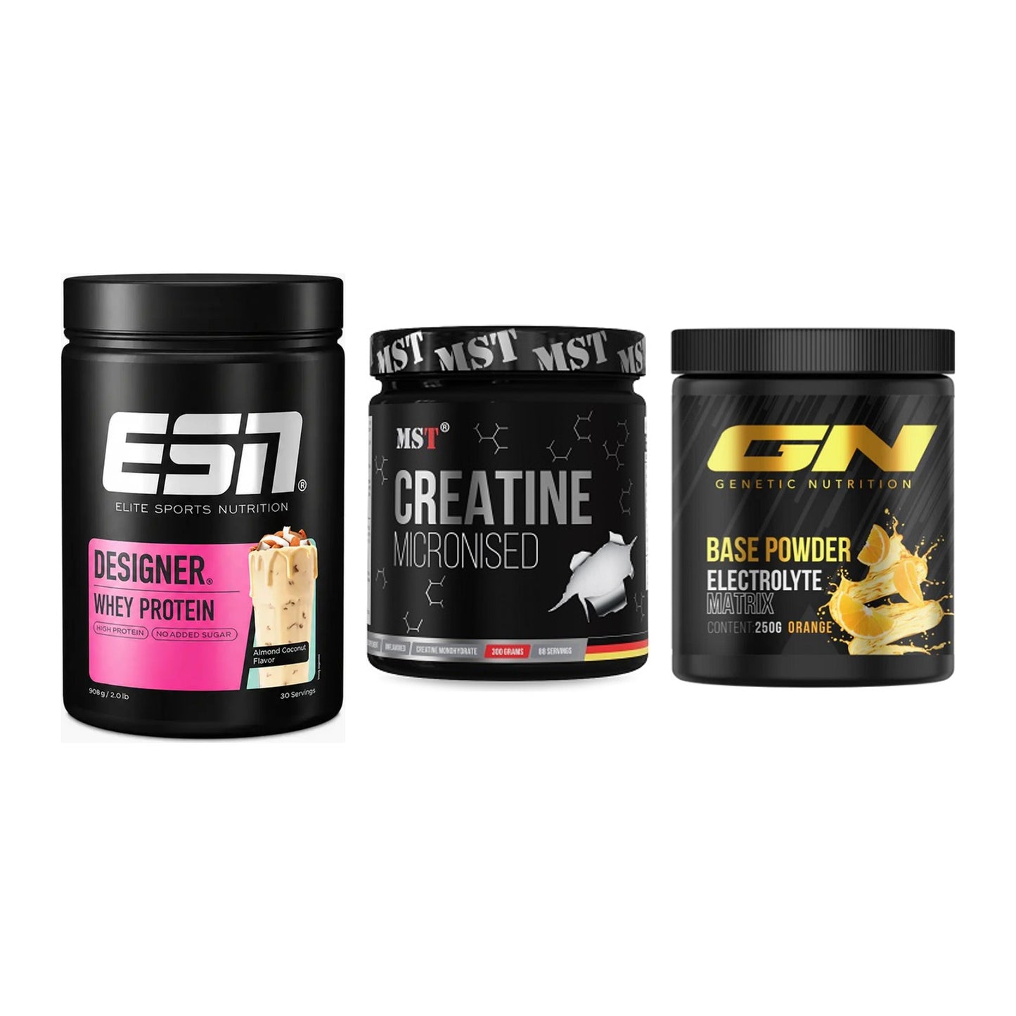 Einsteiger-Set: ESN Designer + MST Creatin + GN Base Powder – alle enthaltenen Artikel