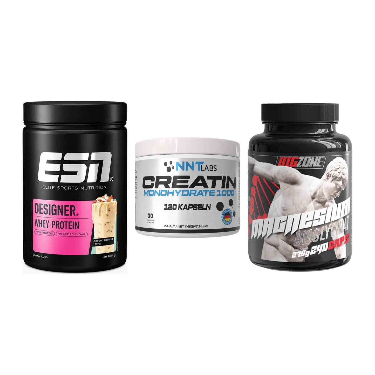 Einsteiger-Set: ESN Designer + NNT Creatin 1000 + Big Zone Magnesi – alle enthaltenen Artikel