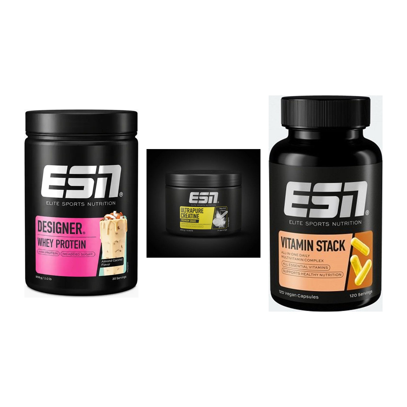 Einsteiger-Set: ESN Designer + ESN Ultrapure + ESN Vitamin – alle enthaltenen Artikel