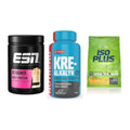 Einsteiger-Set: ESN Designer + Nutrend Kre-Alka + Olimp Iso Plus – alle enthaltenen Artikel