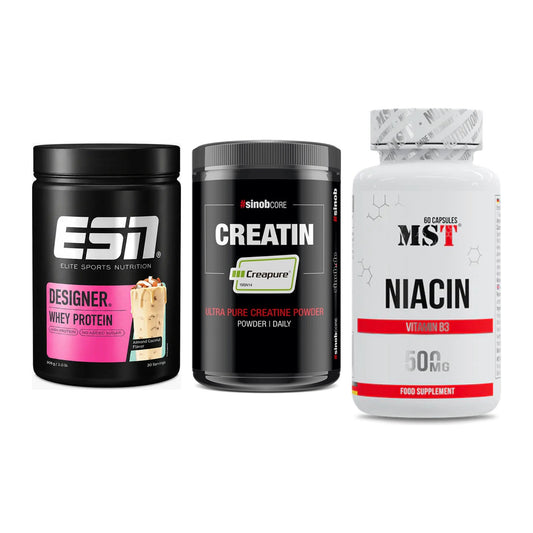 Einsteiger-Set: ESN Designer + Sinob Creatin + MST Niacin – alle enthaltenen Artikel