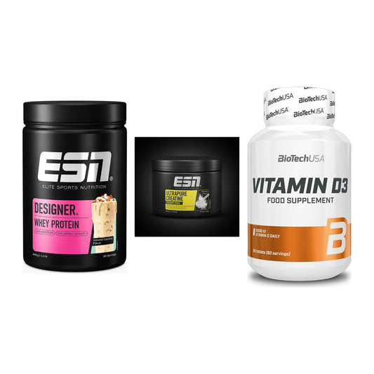 Einsteiger-Set: ESN Designer + ESN Ultrapure + BioTech Vitamin – alle enthaltenen Artikel