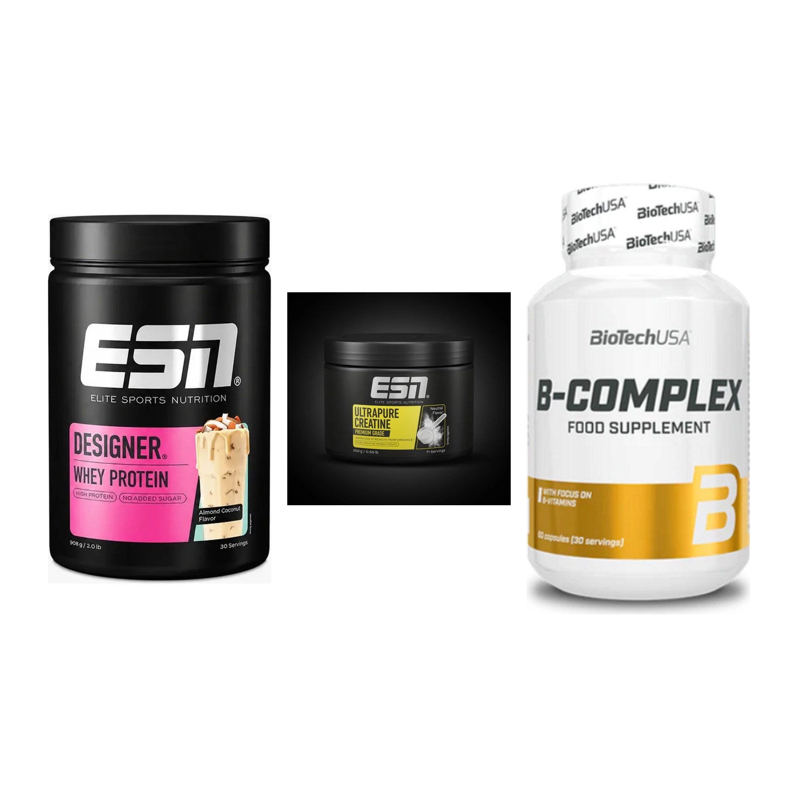 Einsteiger-Set: ESN Designer + ESN Ultrapure + BioTech B – alle enthaltenen Artikel