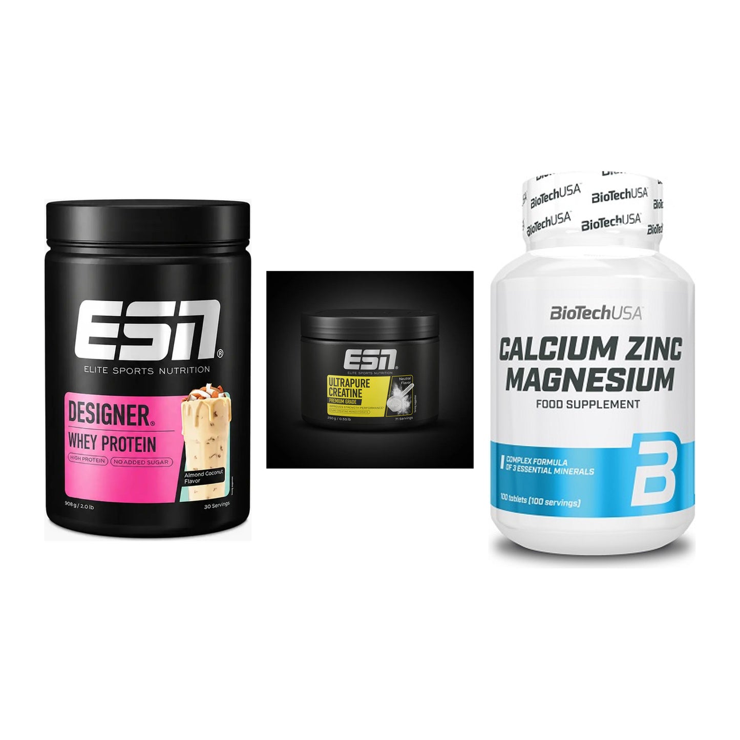 Einsteiger-Set: ESN Designer + ESN Ultrapure + BioTech Calcium – alle enthaltenen Artikel