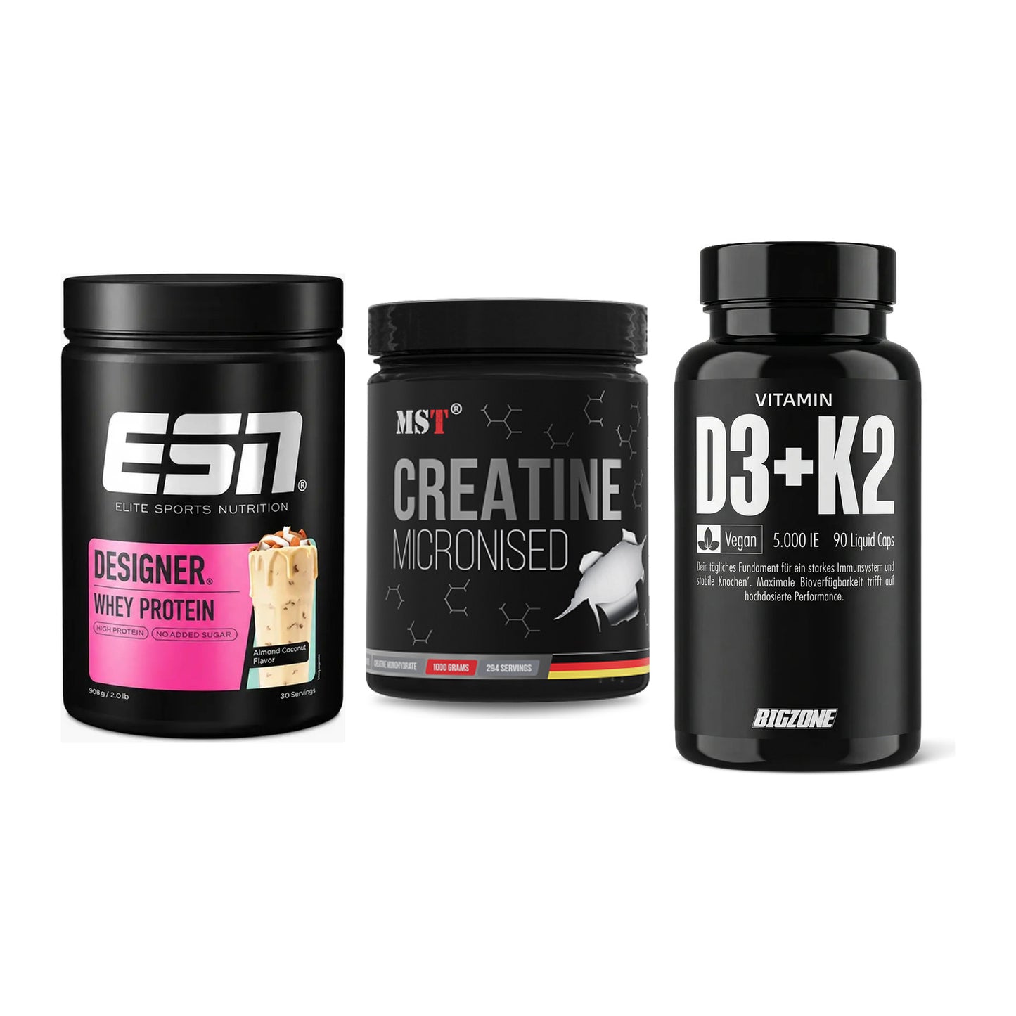 Einsteiger-Set: ESN Designer + MST Creatin + Big Zone Vitamin – alle enthaltenen Artikel
