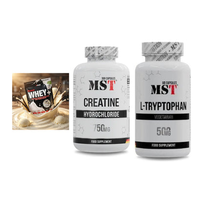 Einsteiger-Set: Sinob Honest + MST Creatine HCL + MST Tryptophan – alle enthaltenen Artikel