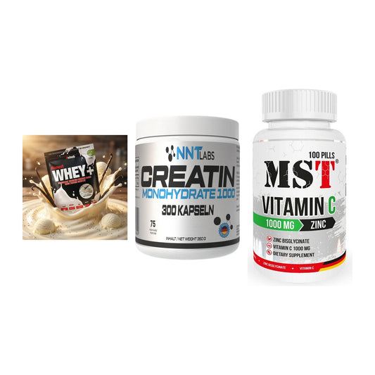 Einsteiger-Set: Sinob Honest + NNT Creatin 1000 + MST Vitamin C – alle enthaltenen Artikel