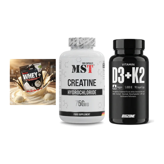 Einsteiger-Set: Sinob Honest + MST Creatine HCL + Big Zone Vitamin – alle enthaltenen Artikel