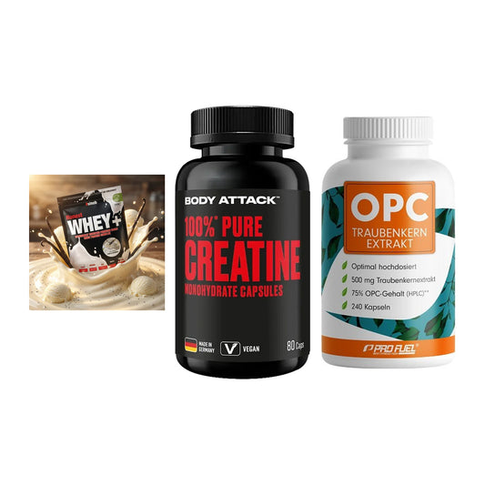 Einsteiger-Set: Sinob Honest + Body Attack 100% + ProFuel OPC – alle enthaltenen Artikel