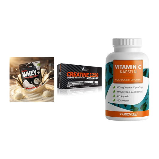 Einsteiger-Set: Sinob Honest + Olimp Creatine + ProFuel Vitamin – alle enthaltenen Artikel