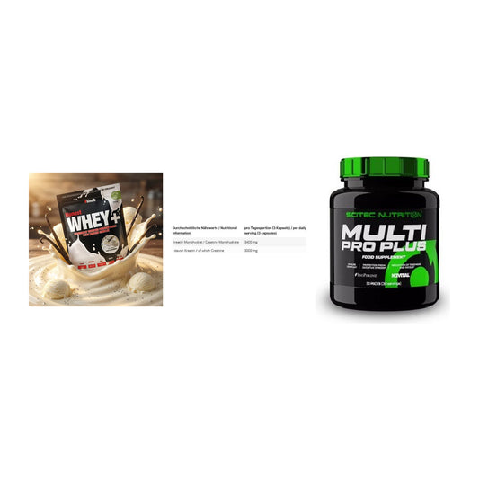 Einsteiger-Set: Sinob Honest + INLEAD Creatine + Scitec Multi Pro – alle enthaltenen Artikel