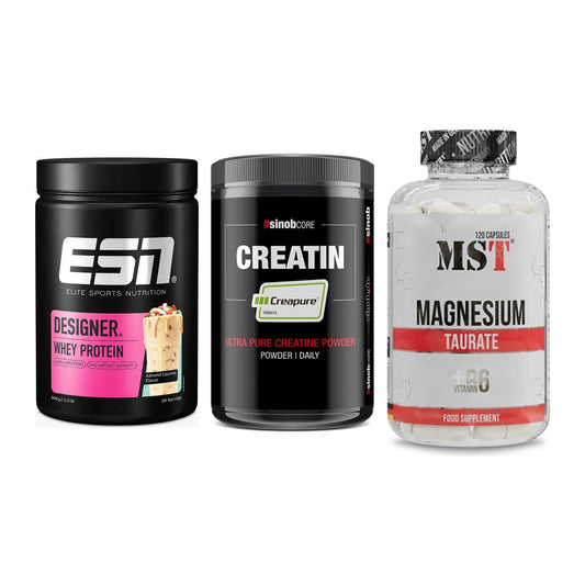 Einsteiger-Set: ESN Designer + Sinob Creatin + MST Magnesium – alle enthaltenen Artikel