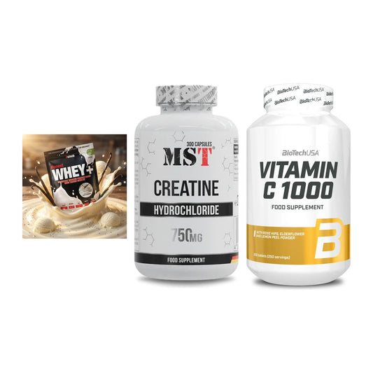 Einsteiger-Set: Sinob Honest + MST Creatine HCL + BioTech Vitamin – alle enthaltenen Artikel