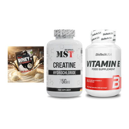Einsteiger-Set: Sinob Honest + MST Creatine HCL + BioTech Vitamin – alle enthaltenen Artikel