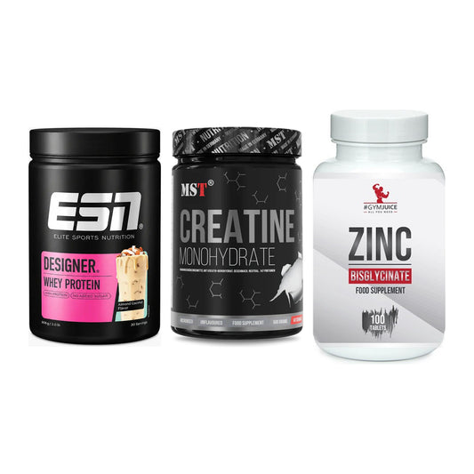 Einsteiger-Set: ESN Designer + MST Creatin + #GYMJUICE ZINC – alle enthaltenen Artikel