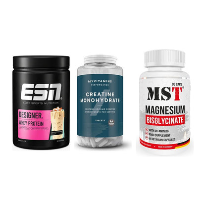 Einsteiger-Set: ESN Designer + MyProtein + MST Magnesium – alle enthaltenen Artikel