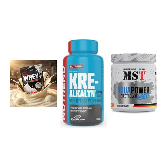 Einsteiger-Set: Sinob Honest + Nutrend Kre-Alka + MST Aqua Power – alle enthaltenen Artikel