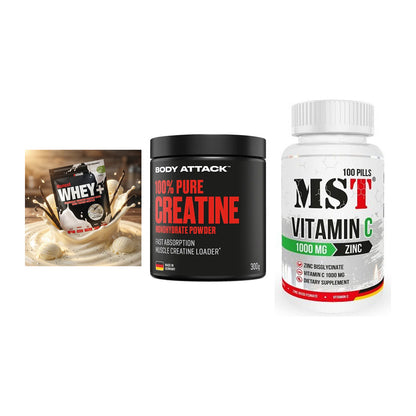 Einsteiger-Set: Sinob Honest + Body Attack 100% + MST Vitamin C – alle enthaltenen Artikel