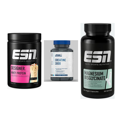 Einsteiger-Set: ESN Designer + Applied Nutritio + ESN Magnesium – alle enthaltenen Artikel