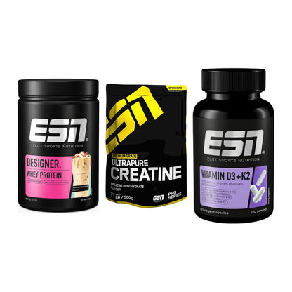 Einsteiger-Set: ESN Designer + ESN Ultrapure + ESN Vitamin D3 – alle enthaltenen Artikel