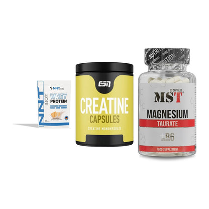 Einsteiger-Set: NNT Whey + ESN Ultrapure + MST Magnesium – alle enthaltenen Artikel