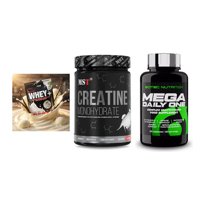 Einsteiger-Set: Sinob Honest + MST Creatin + Scitec Mega – alle enthaltenen Artikel