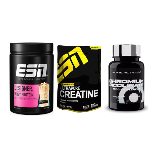 Einsteiger-Set: ESN Designer + ESN Ultrapure + Scitec Chromium – alle enthaltenen Artikel