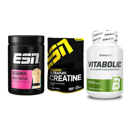 Einsteiger-Set: ESN Designer + ESN Ultrapure + BioTech Vitaboli – alle enthaltenen Artikel