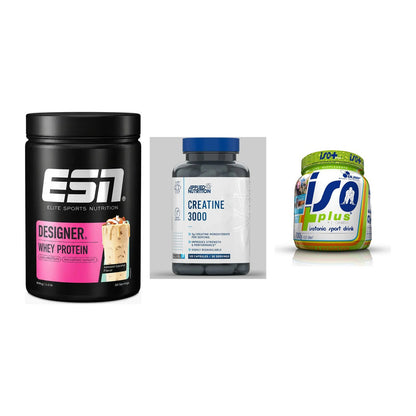 Einsteiger-Set: ESN Designer + Applied Nutritio + Olimp Iso Plus – alle enthaltenen Artikel