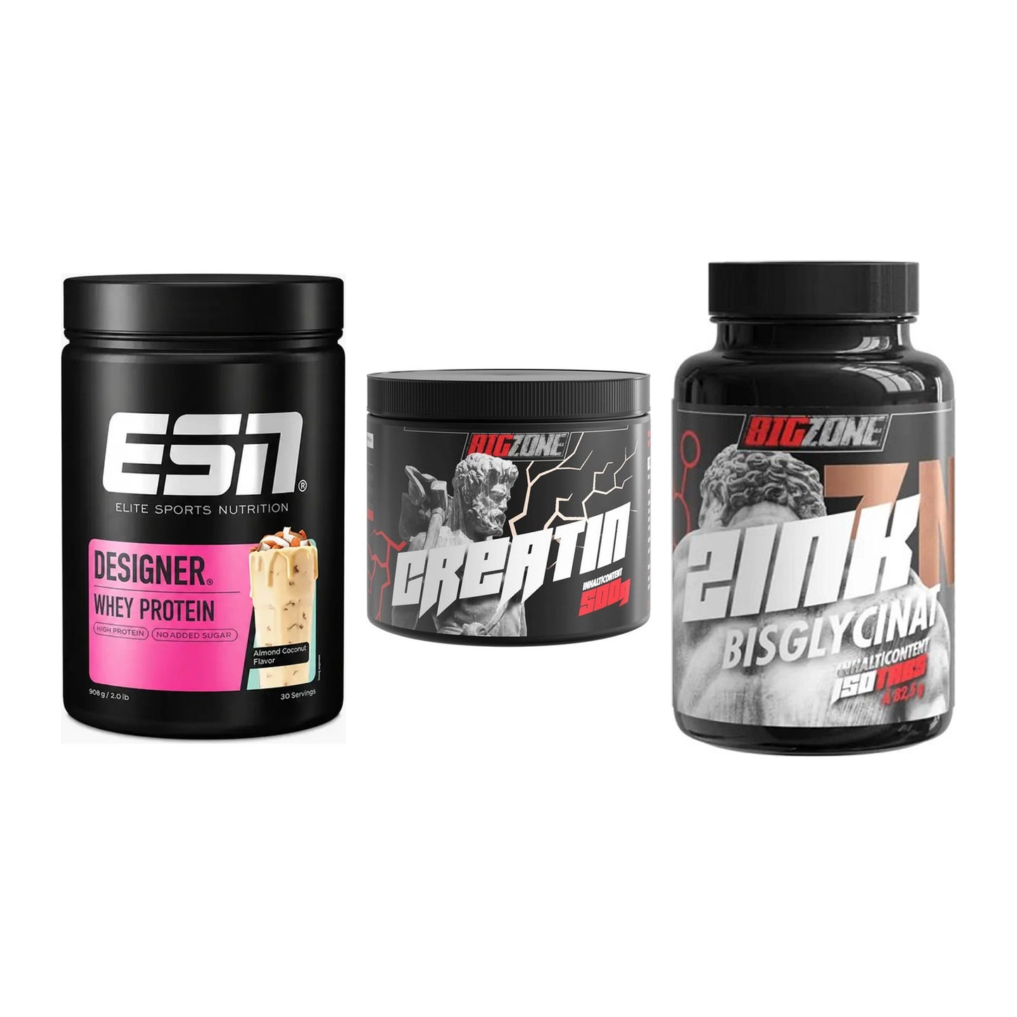Einsteiger-Set: ESN Designer + Big Zone Creatin + Big Zone Zink – alle enthaltenen Artikel