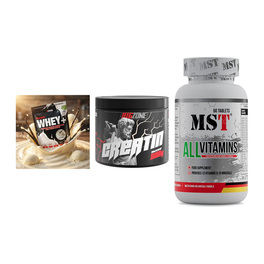 Einsteiger-Set: Sinob Honest + Big Zone Creatin + MST All Vitamins – alle enthaltenen Artikel