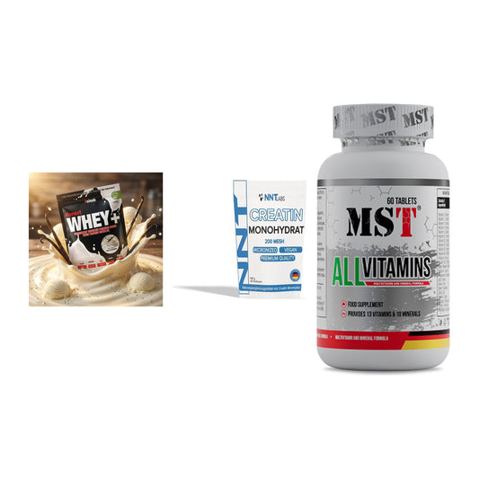 Einsteiger-Set: Sinob Honest + NNT Creatin + MST All Vitamins – alle enthaltenen Artikel