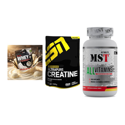 Einsteiger-Set: Sinob Honest + ESN Ultrapure + MST All Vitamins – alle enthaltenen Artikel