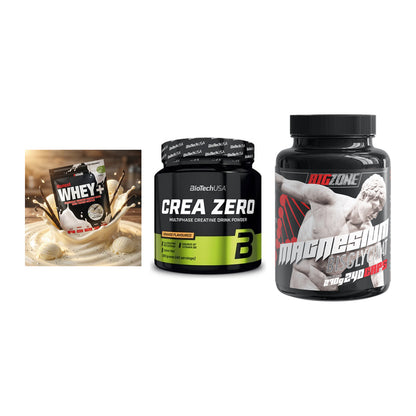 Einsteiger-Set: Sinob Honest + BioTech Crea + Big Zone Magnesi – alle enthaltenen Artikel