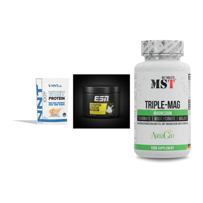 Einsteiger-Set: NNT Whey + ESN Ultrapure + MST Tripple Mag – alle enthaltenen Artikel