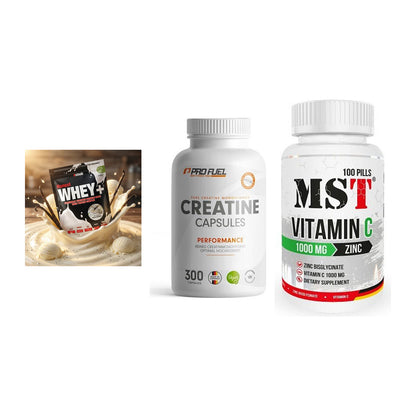 Einsteiger-Set: Sinob Honest + ProFuel Creatine + MST Vitamin C – alle enthaltenen Artikel