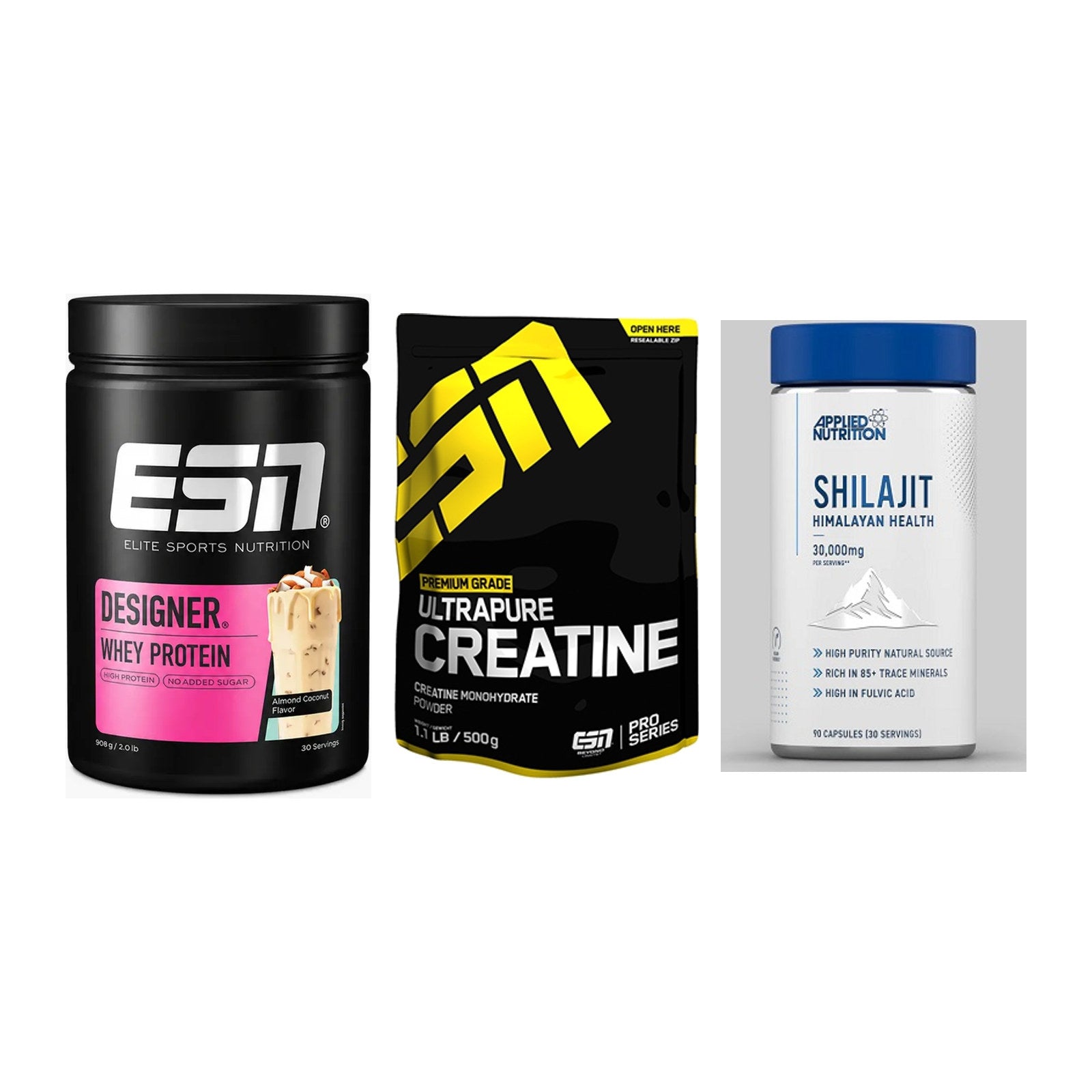 Einsteiger-Set: ESN Designer + ESN Ultrapure + Applied Nutritio – alle enthaltenen Artikel