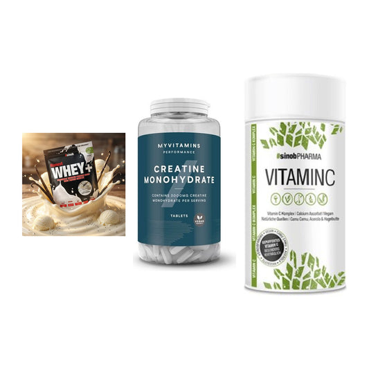 Einsteiger-Set: Sinob Honest + MyProtein + Sinob Vitamin C – alle enthaltenen Artikel