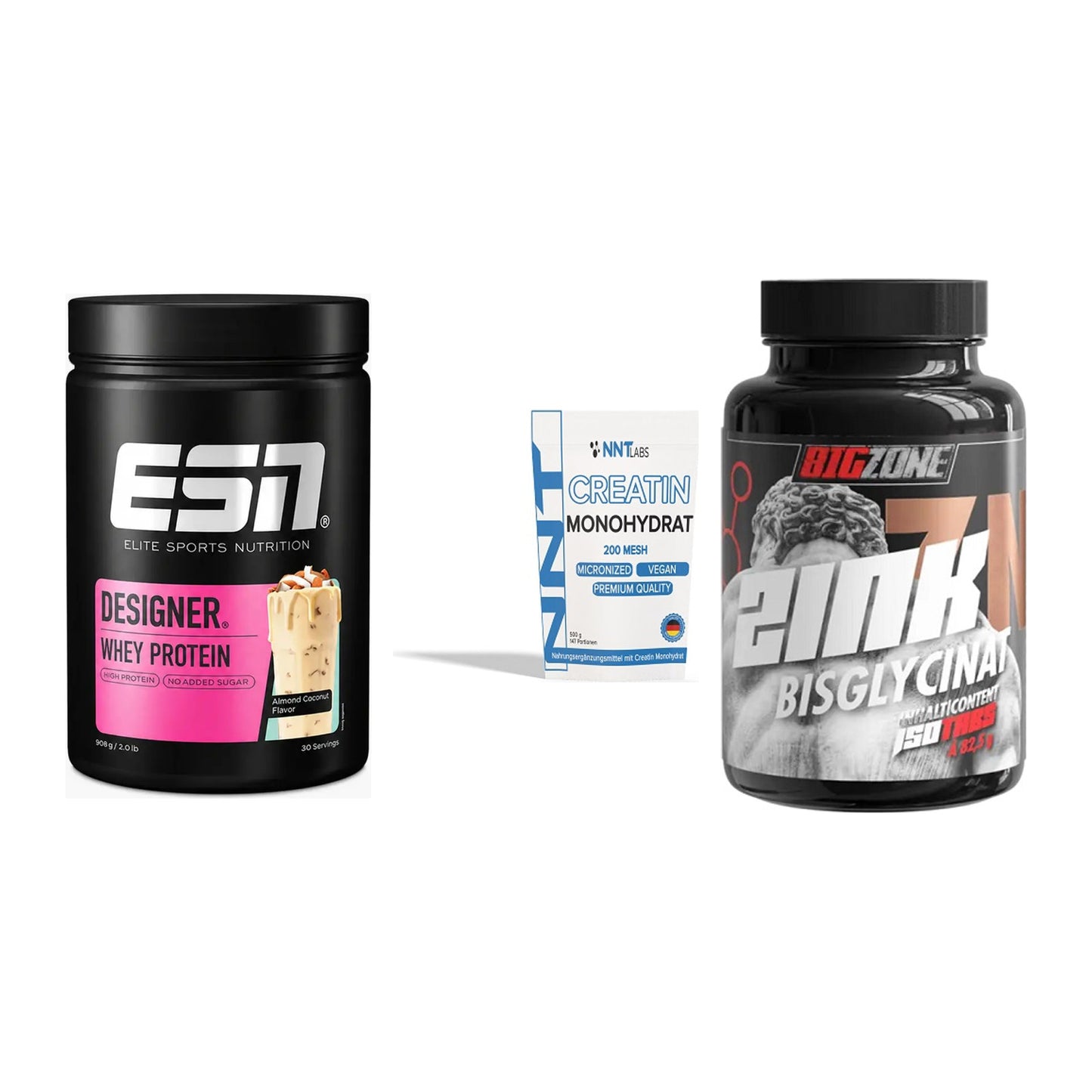 Einsteiger-Set: ESN Designer + NNT Creatin + Big Zone Zink – alle enthaltenen Artikel