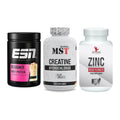 Einsteiger-Set: ESN Designer + MST Creatine HCL + #GYMJUICE ZINC – alle enthaltenen Artikel