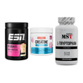 Einsteiger-Set: ESN Designer + Nutrend Creatine + MST Tryptophan – alle enthaltenen Artikel